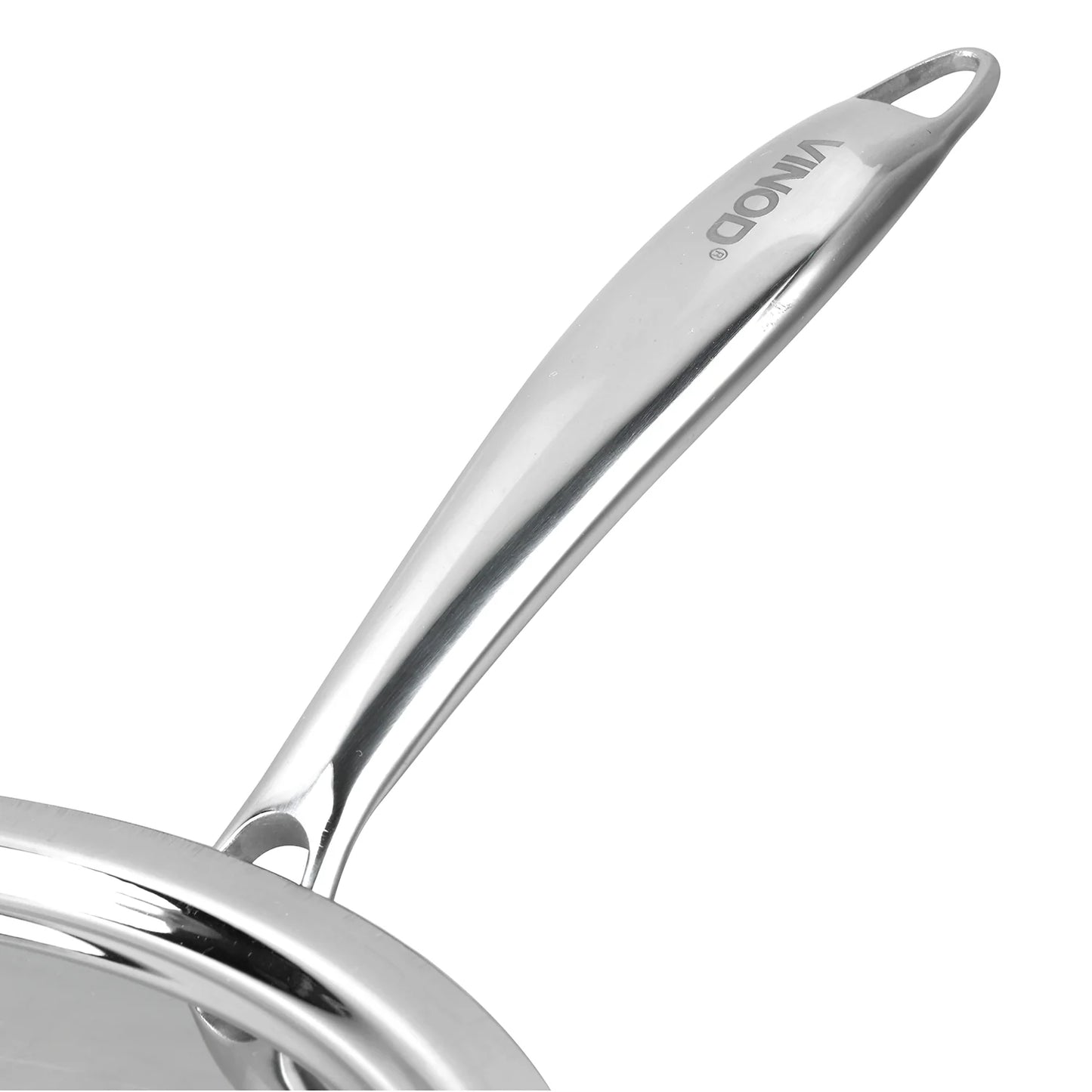 PLATINUM TRIPLY DEEP FRYPAN [WITH 55 LID]  (Induction-Friendly, 2.5 mm Body Thickness)