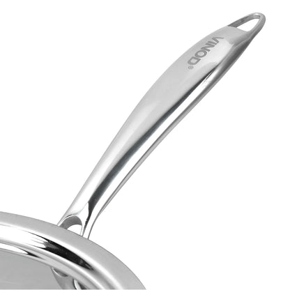 PLATINUM TRIPLY DEEP FRYPAN [WITH 55 LID]  (Induction-Friendly, 2.5 mm Body Thickness)