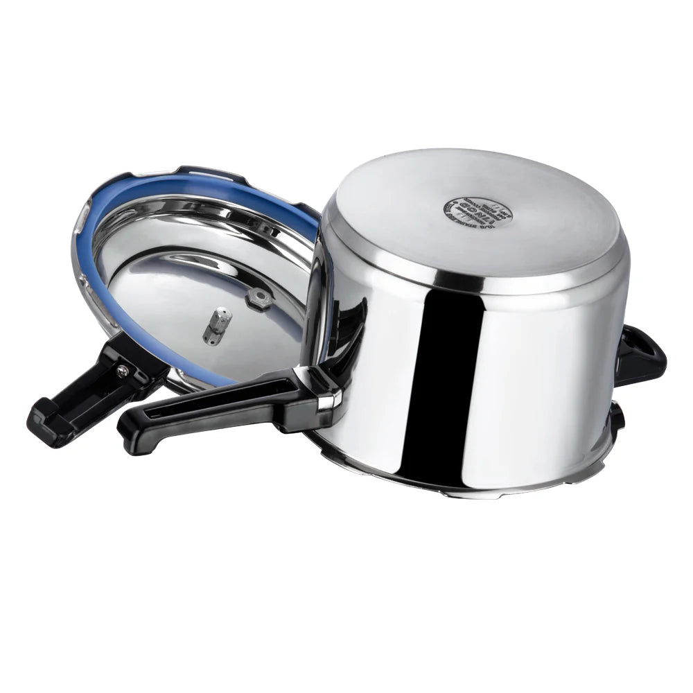 18/8 STAINLESS STEEL REGULAR OUTER LID PRESSURE COOKER