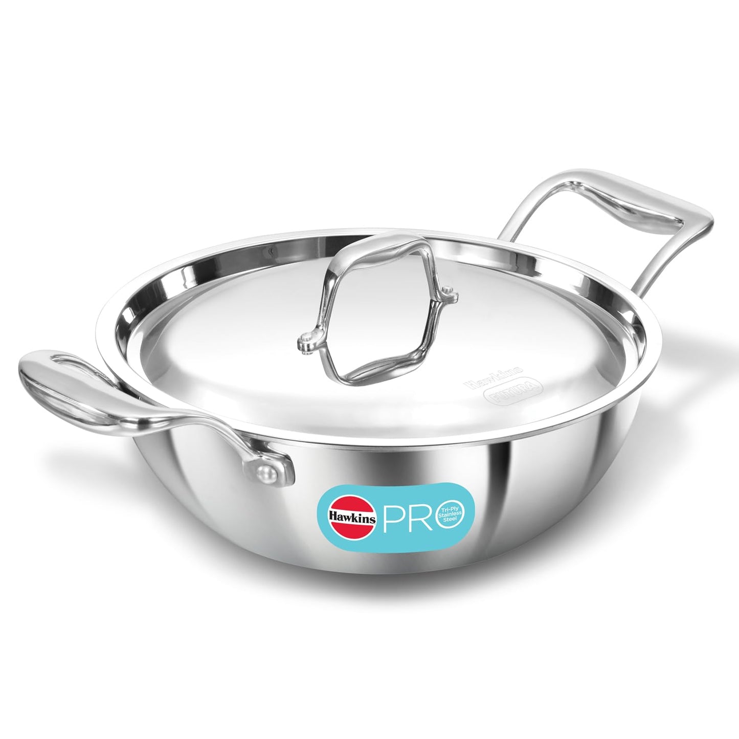 Hawkins Pro Tri-Ply Deep Fry Pan Kadai