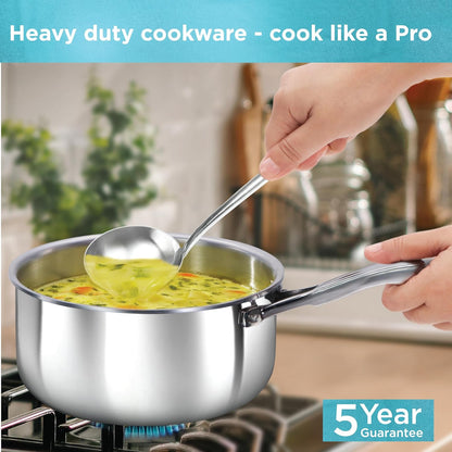 Hawkins Pro Tri-Ply Stainless Steel Saucepan