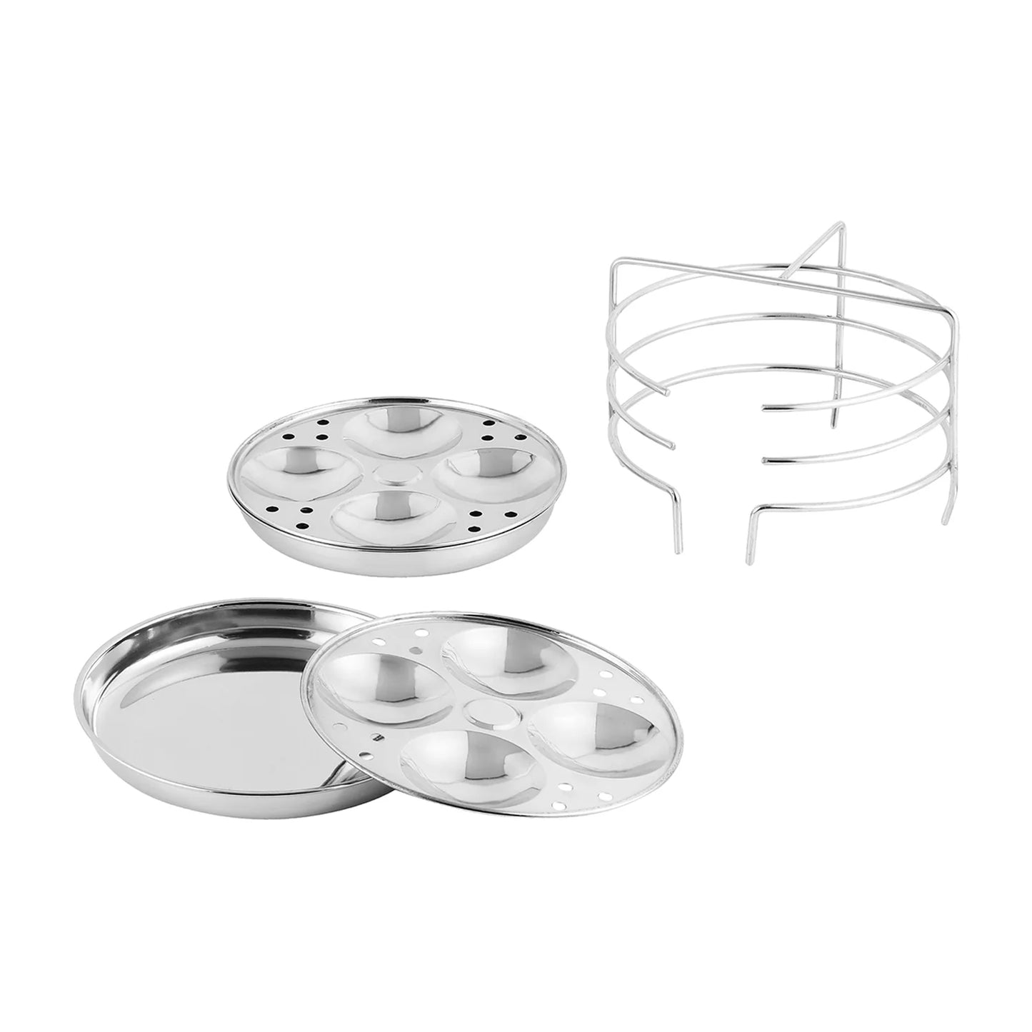 MULTI POT  [WITH IDLI/DHOKLA/PATRA PLATE]  (Induction-Friendly)