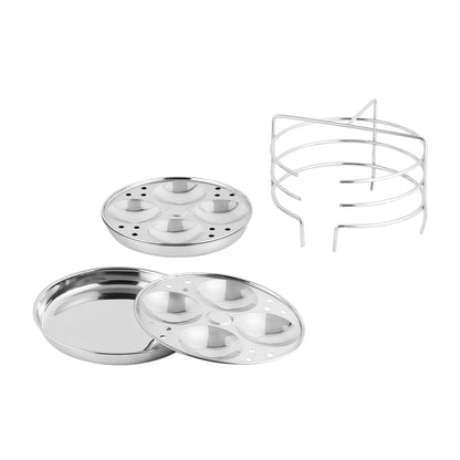 MULTI POT  [WITH IDLI/DHOKLA/PATRA PLATE]  (Induction-Friendly)