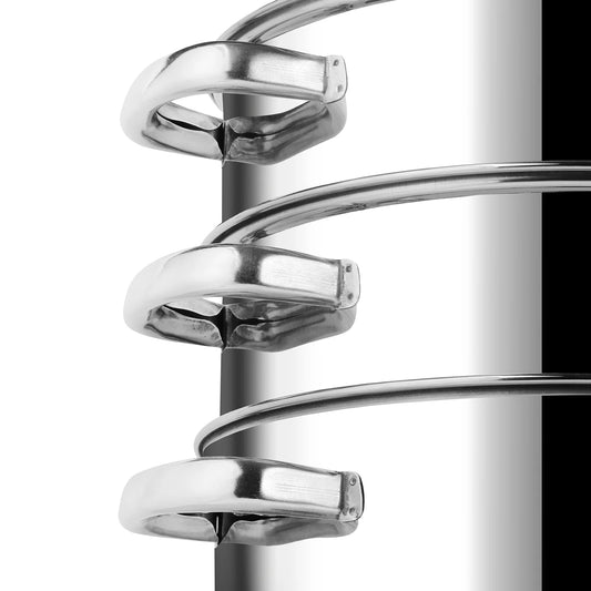 3 TIER STEAMER SET [WITH GLASS LID]  (Induction-Friendly, 2.5 mm Base Thickness)