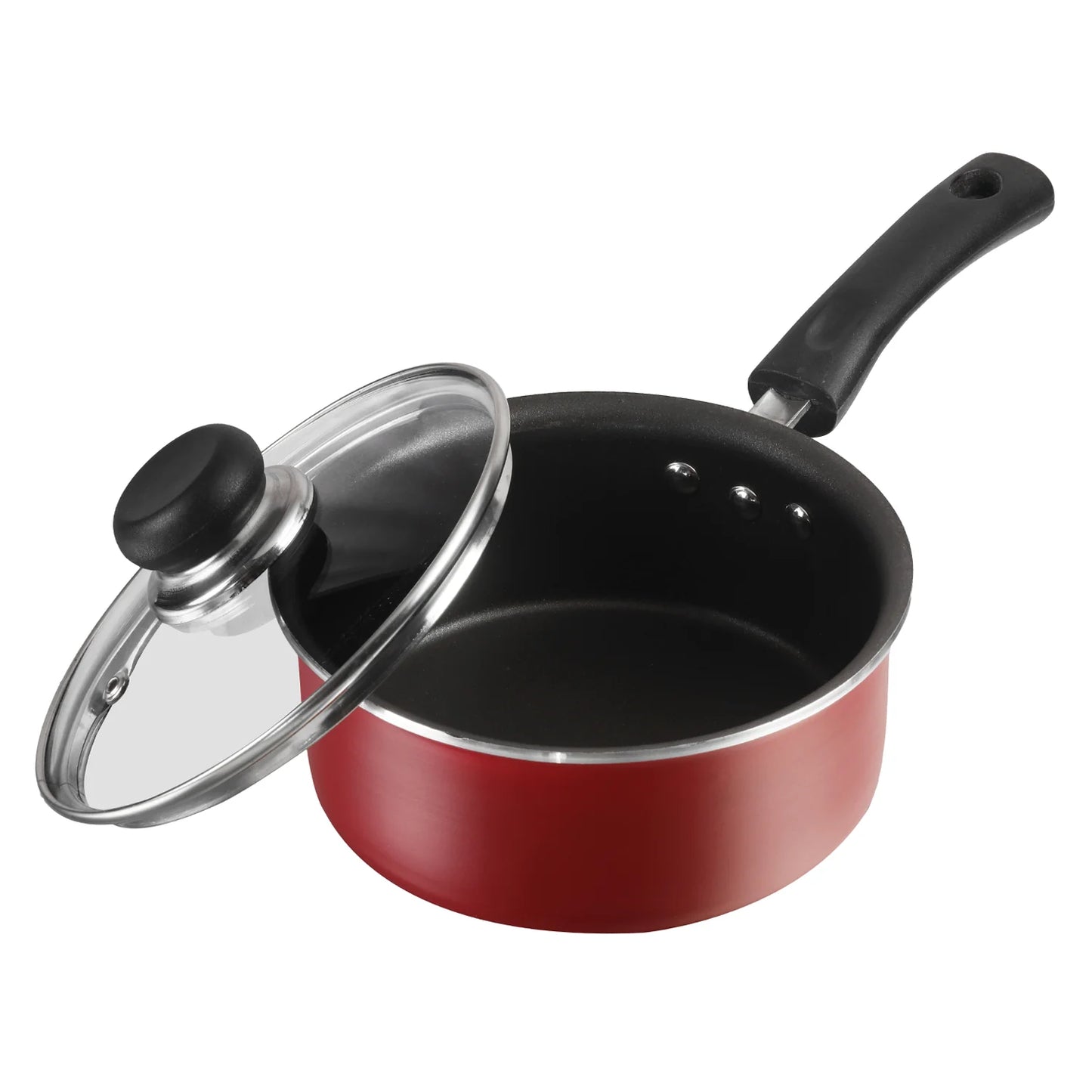 INDUCTO SAUCEPOT [WITH GLASS LID] (Induction-Friendly, 3 mm Thickness)