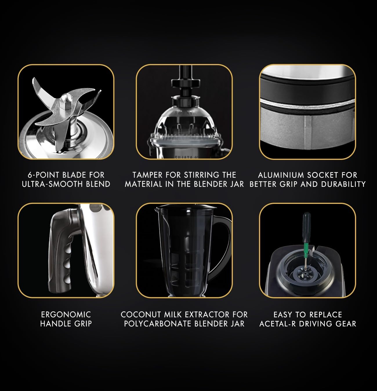 Sujata MG03 Mixer Grinder 1000W 4 Jars