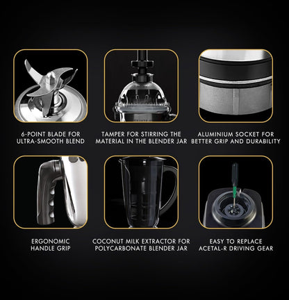 Sujata MG03 Mixer Grinder 1000W 4 Jars