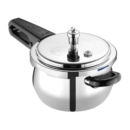 PLATINUM PLUS OUTER LID  PRESSURE COOKER (Induction-Friendly,  2.5 mm Body Thickness, Sleek Design with Enhanced Steam Release)