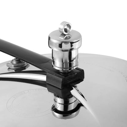 PLATINUM TRIPLY INNER LID  PRESSURE COOKER (lnduction-Friendly 2.5 mm Body Thickness, Silicone Gasket)