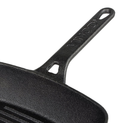 CAST IRON GRILL PAN  (Double Seasoned with Vegetable Oil)