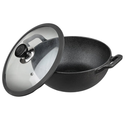 CAST IRON COMBO SET- 2 PC  (Double Seasoned with Vegetable Oil)