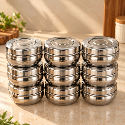 Hunny Steel Container / Storage Box with Lid