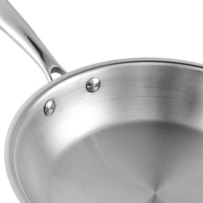 PLATINUM TRIPLY FRYPAN  (Induction-Friendly, 2.5 mm Body Thickness}