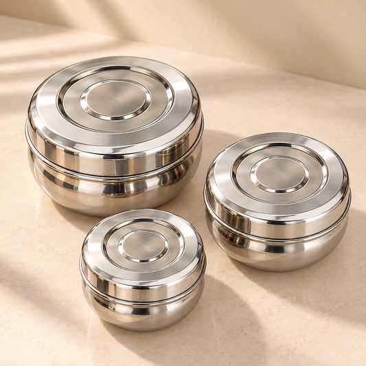 Hunny Steel Container / Storage Box with Lid