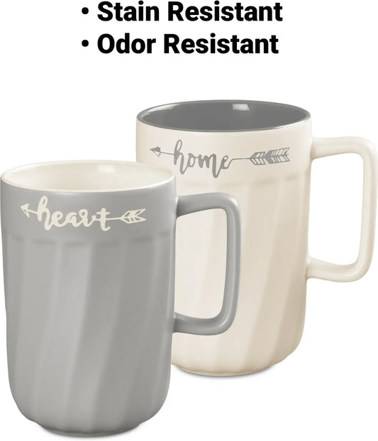 Treo Kindle Ceramic Coffee Mug 400ml Set of 2