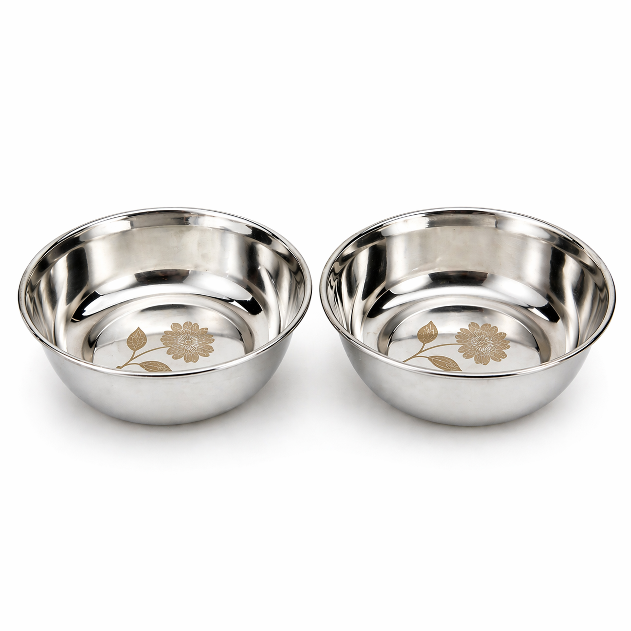 Vestasa Vinod Stainless Steel katori Mirror Polished, Pack of 6