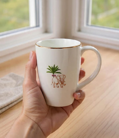 JCPL Modern Living Safari Ceramic Coffee Mug, 280ml (Set of 3 · Buy 1 Get 2 Free)