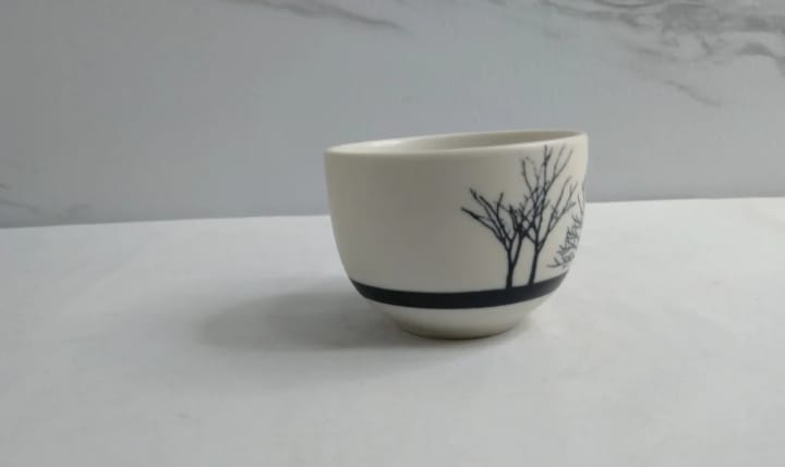 Tree Design Ceramic Bowl (Set of 3 · Buy 1 Get 2 Free)
