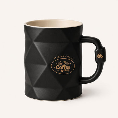 Diamond-Cut Coffee Mug (Set of 3 · Buy 1 Get 2 Free)