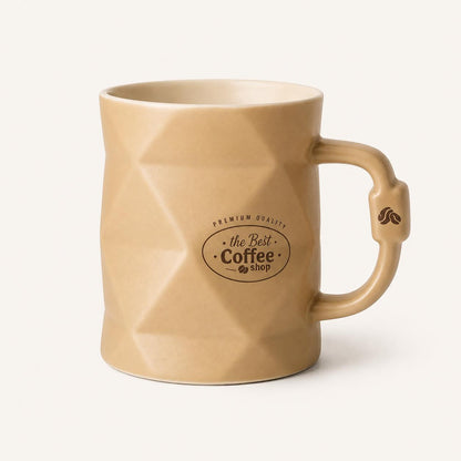 Diamond-Cut Coffee Mug (Set of 3 · Buy 1 Get 2 Free)