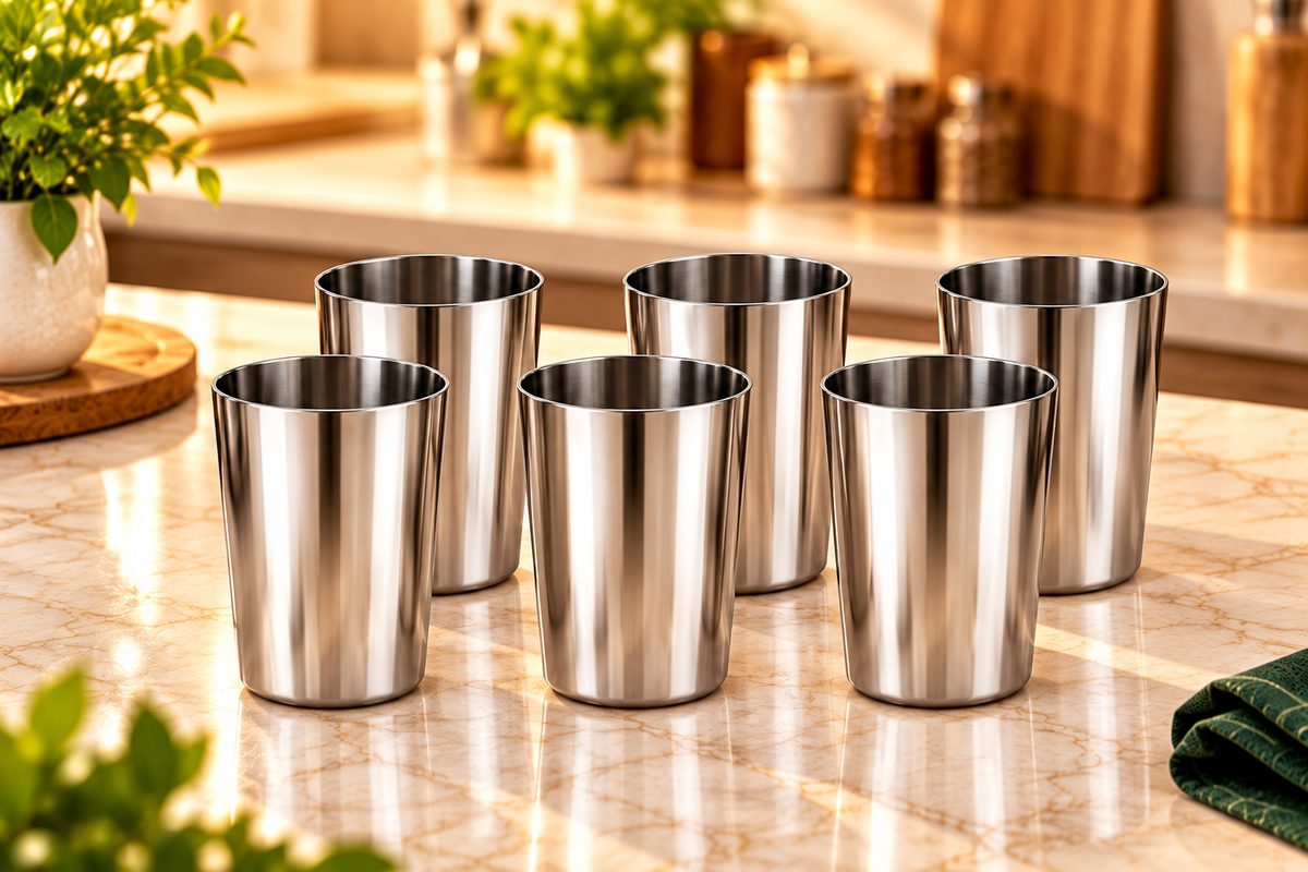 Vestasa Imperial Stainless Steel Dinner Set - 24 pc