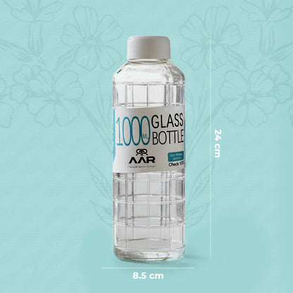 Check 1000   Plastic Lid Glass Bottle