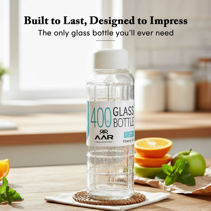 Check 400 Plastic  Lid Glass Bottle