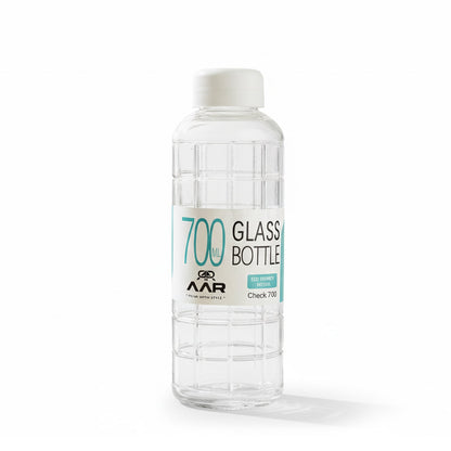 Check 700 Steel Lid Glass Bottle