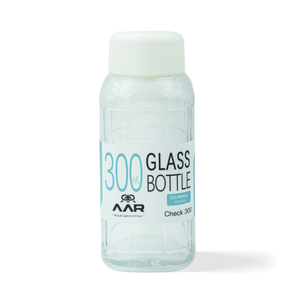 Check 300 Plastic Lid Glass Bottle