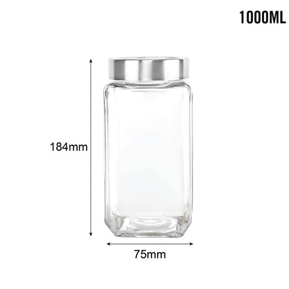 Cello Qube Fresh Glass Storage Jar