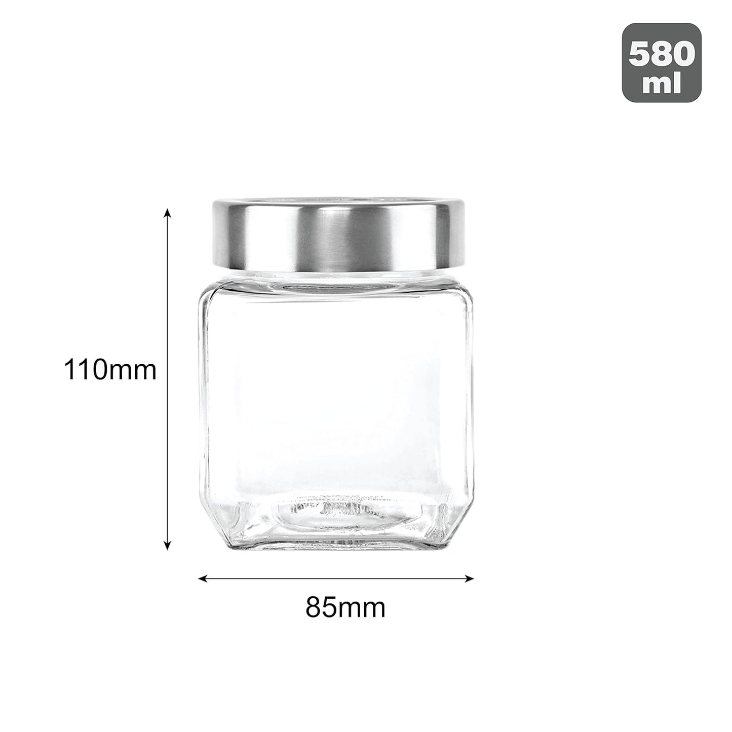 Cello Qube Fresh Glass Storage Jar
