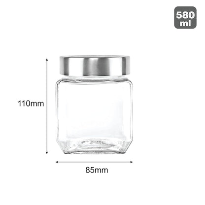 Cello Qube Fresh Glass Storage Jar
