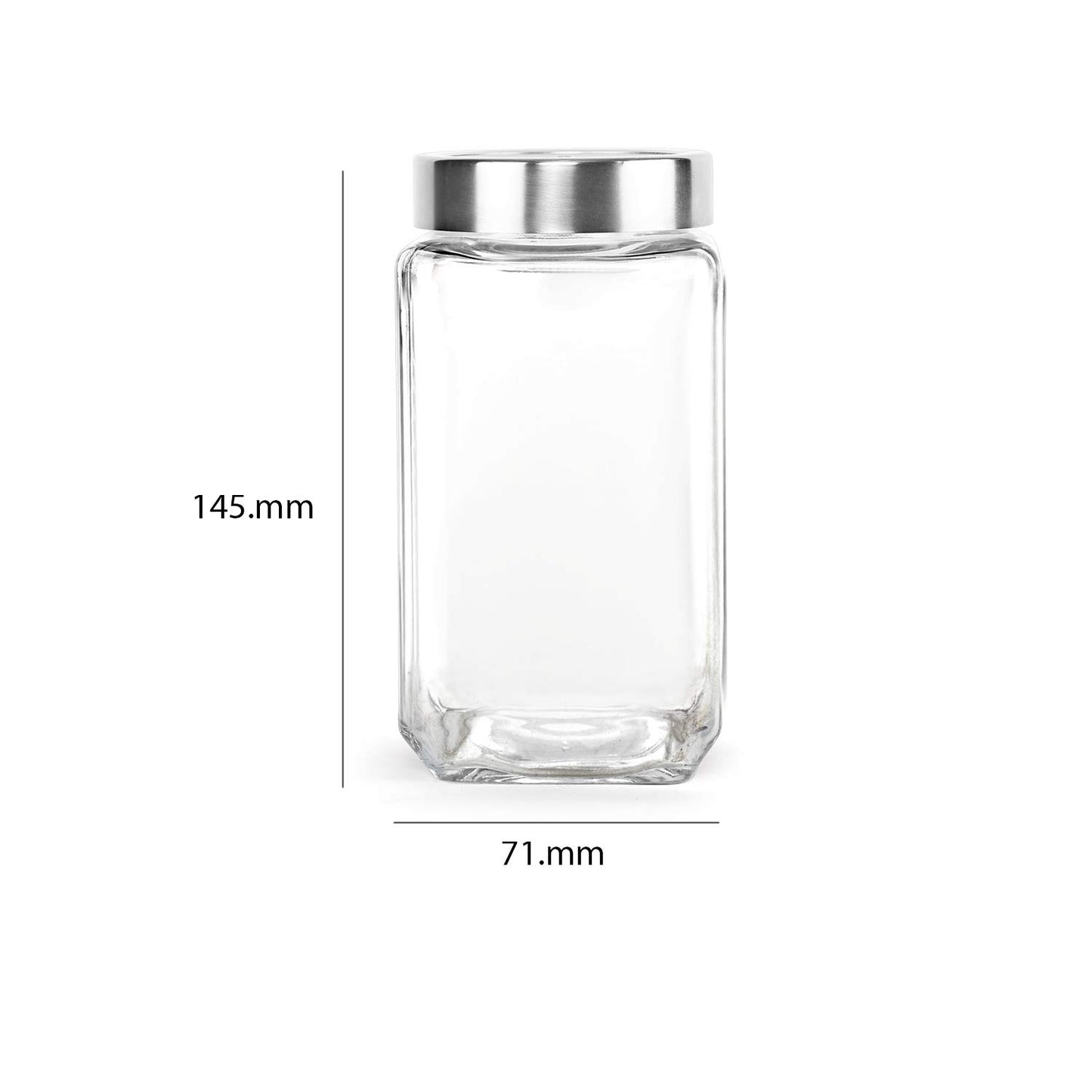 Cello Qube Fresh Glass Storage Jar