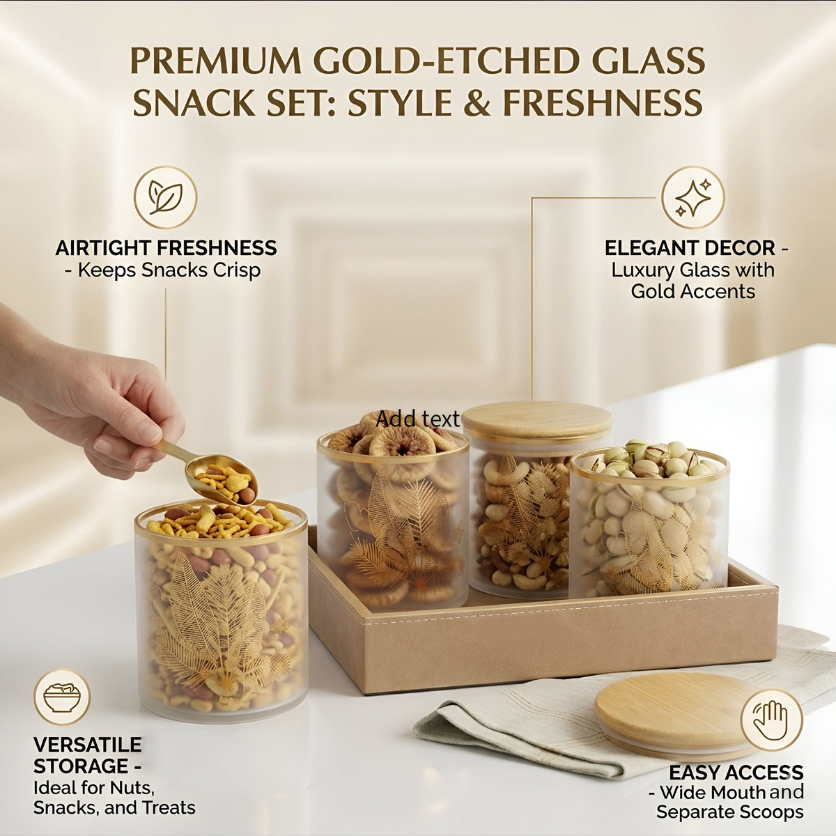 AAR Delight Dry Fruit Set - 4 Jar