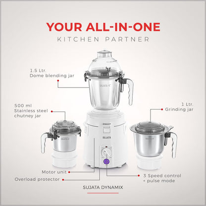 Sujata Dynamix Mixer Grinder 900W
