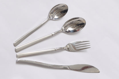 Vestasa Premium Stainless Steel Spoons, Elega Model, Matt Finish, Set of 6 (Dinner)