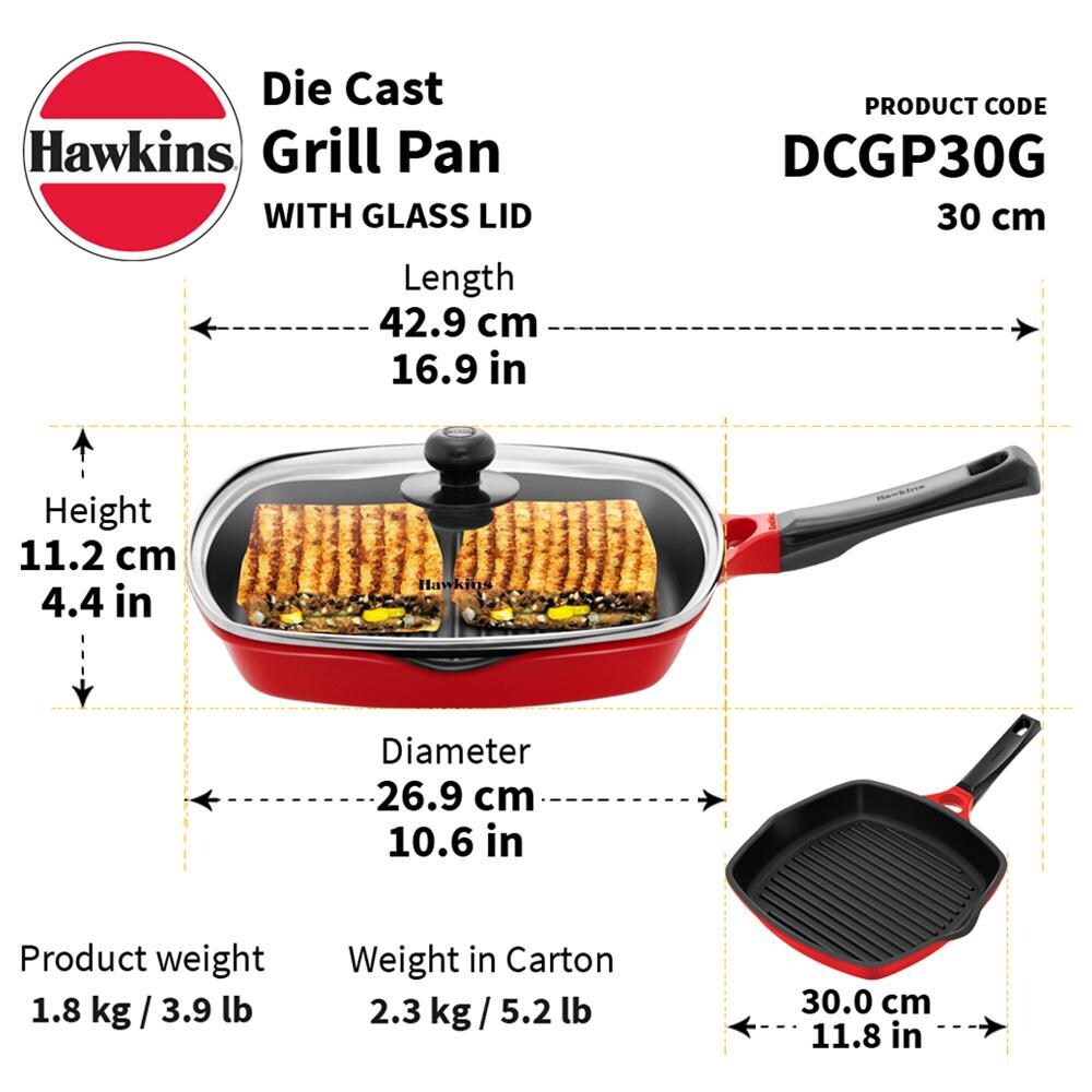 Hawkins Grill Pan With Lid