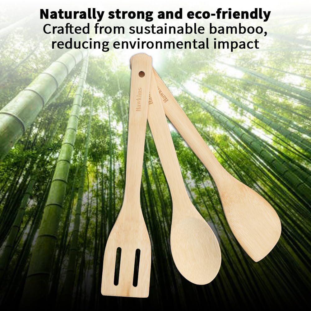 Hawkins Bamboo Spatula Set of 3