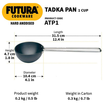 Hawkins Hard Anodised Tadka Pan