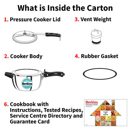 Hawkins Tri-Ply Pressure Cooker Ventura