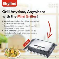 Skyline Mini Grill Stainless Steel VTL-5020