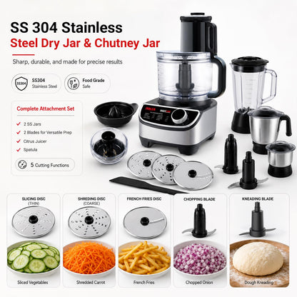 Inalsa Inox 1200 Food Processor