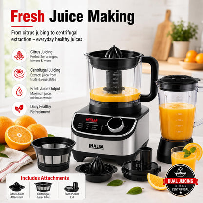Inalsa Inox 1200 Food Processor