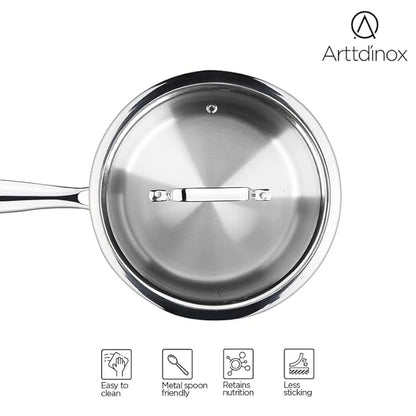 Arttdinox Reflecto Saucepan Stainless Steel Triply