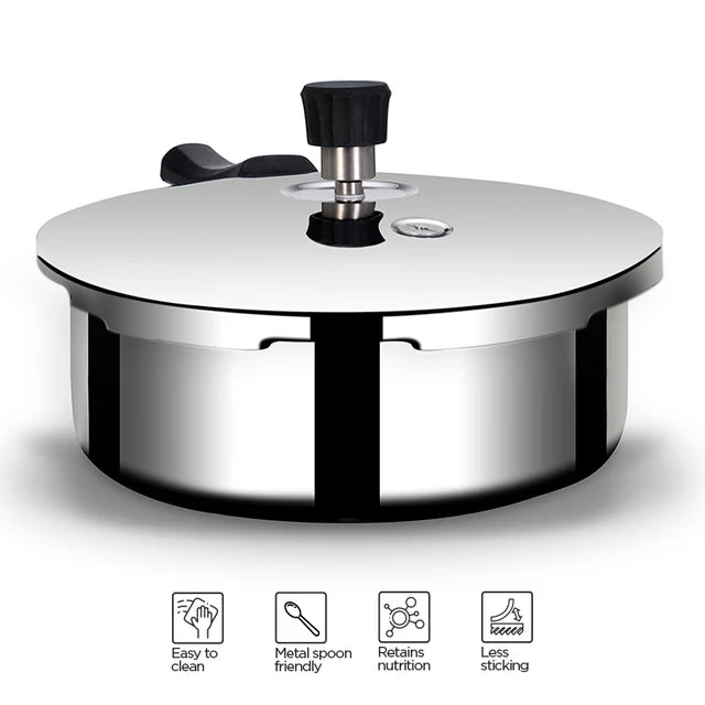 Arttdinox Pressure Cooker Outer Lid Stainless Steel (Wide Body)