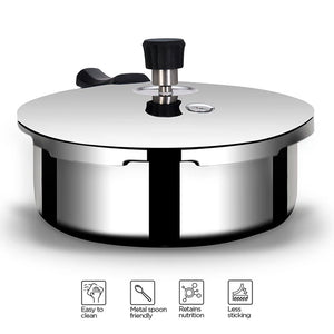 Arttdinox Pressure Cooker Outer Lid Stainless Steel (Wide Body)