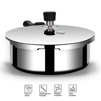 Arttdinox Pressure Cooker Outer Lid Stainless Steel (Wide Body)