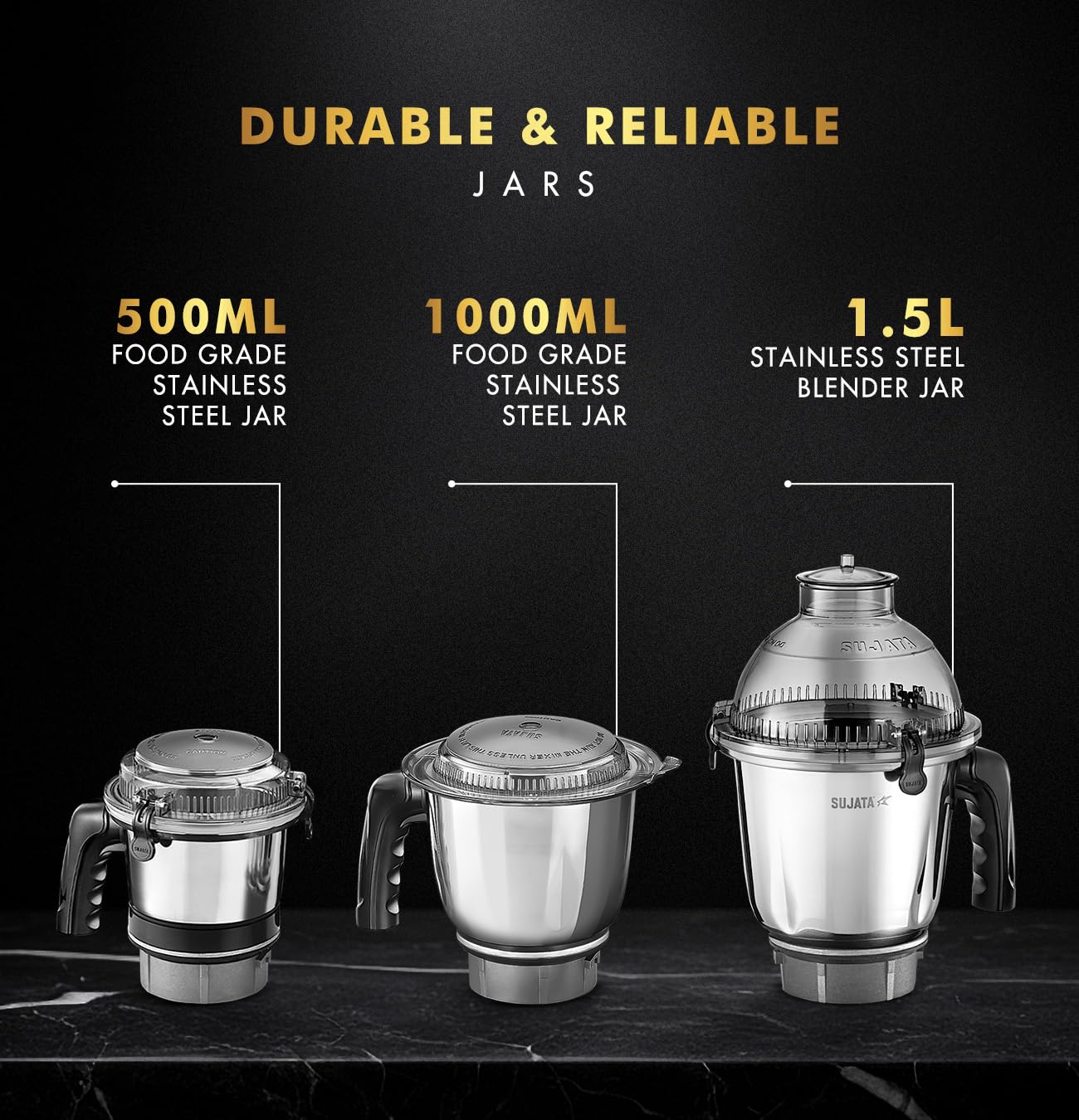 Sujata MG02 Mixer Grinder 1000W
