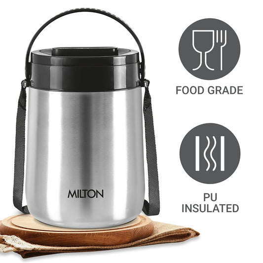 Milton Steel Classic-4 Thermoware Tiffin, 4 x 320 ml