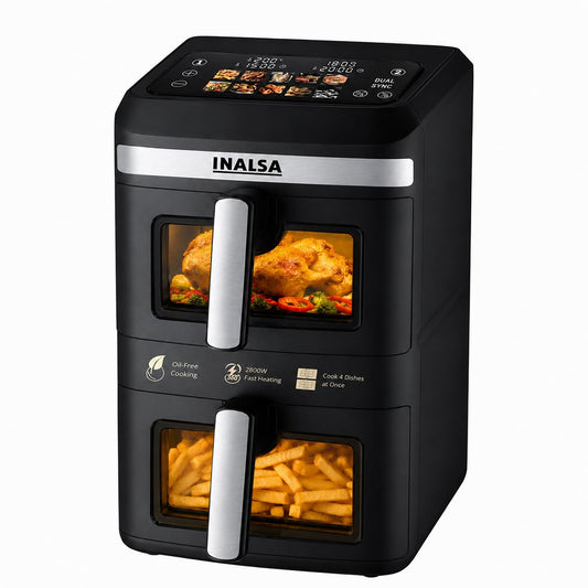Inalsa Nutri Fry Dual Zone Air Fryer 2100 W